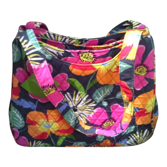 ^NWT!! Vera Bradley 'Jazzy Blooms' handbag - Picture 2 of 10